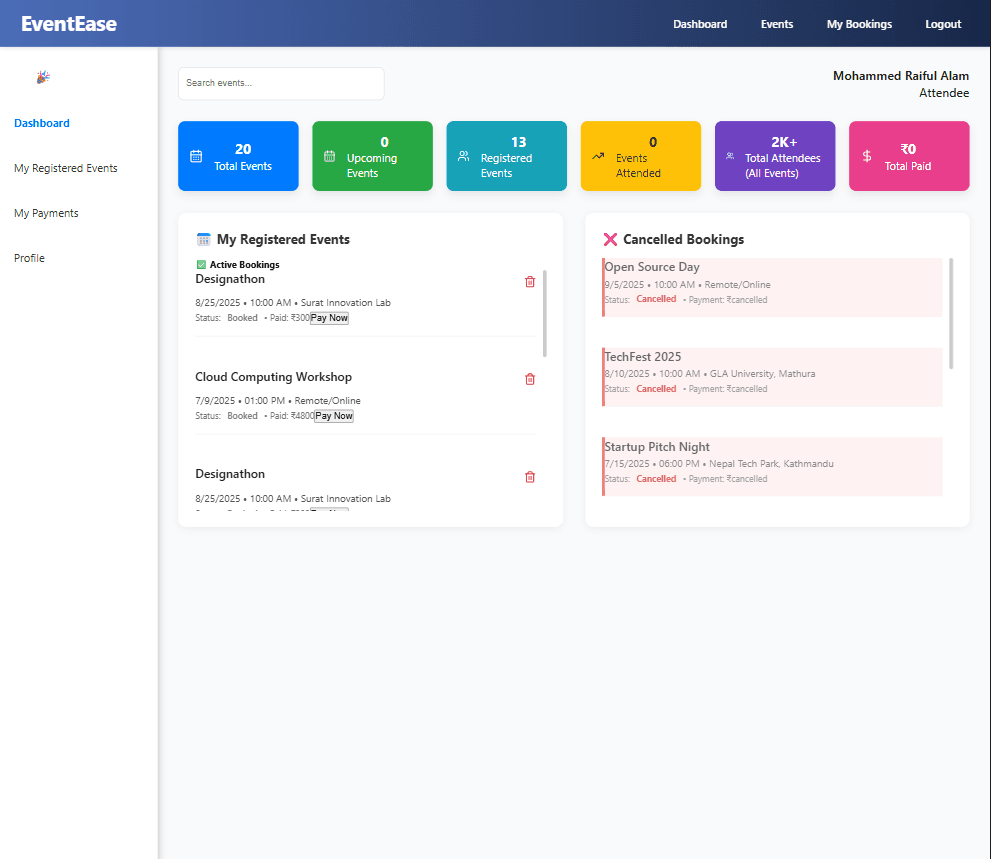 Event management system